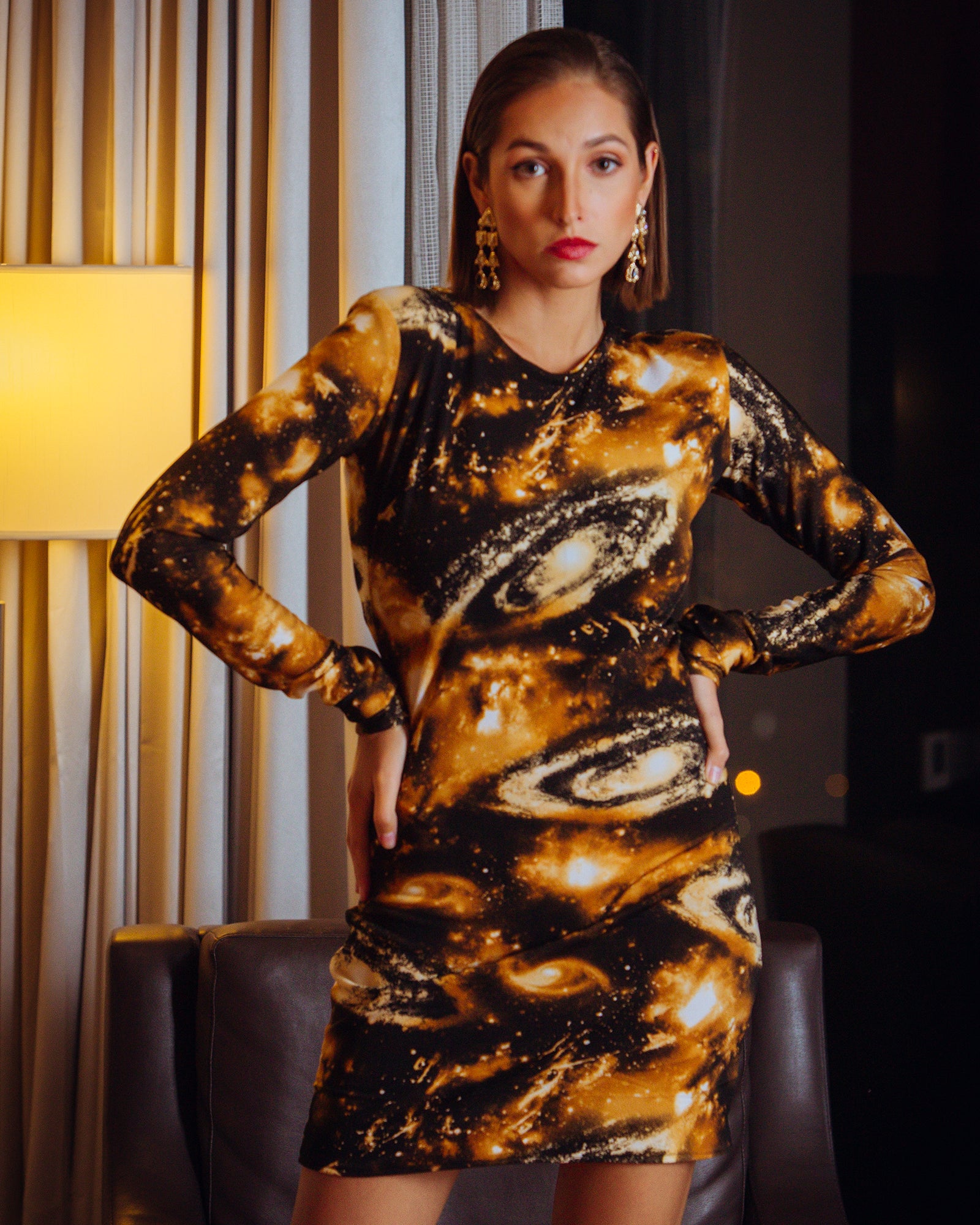 Full sleeve bodycon dress