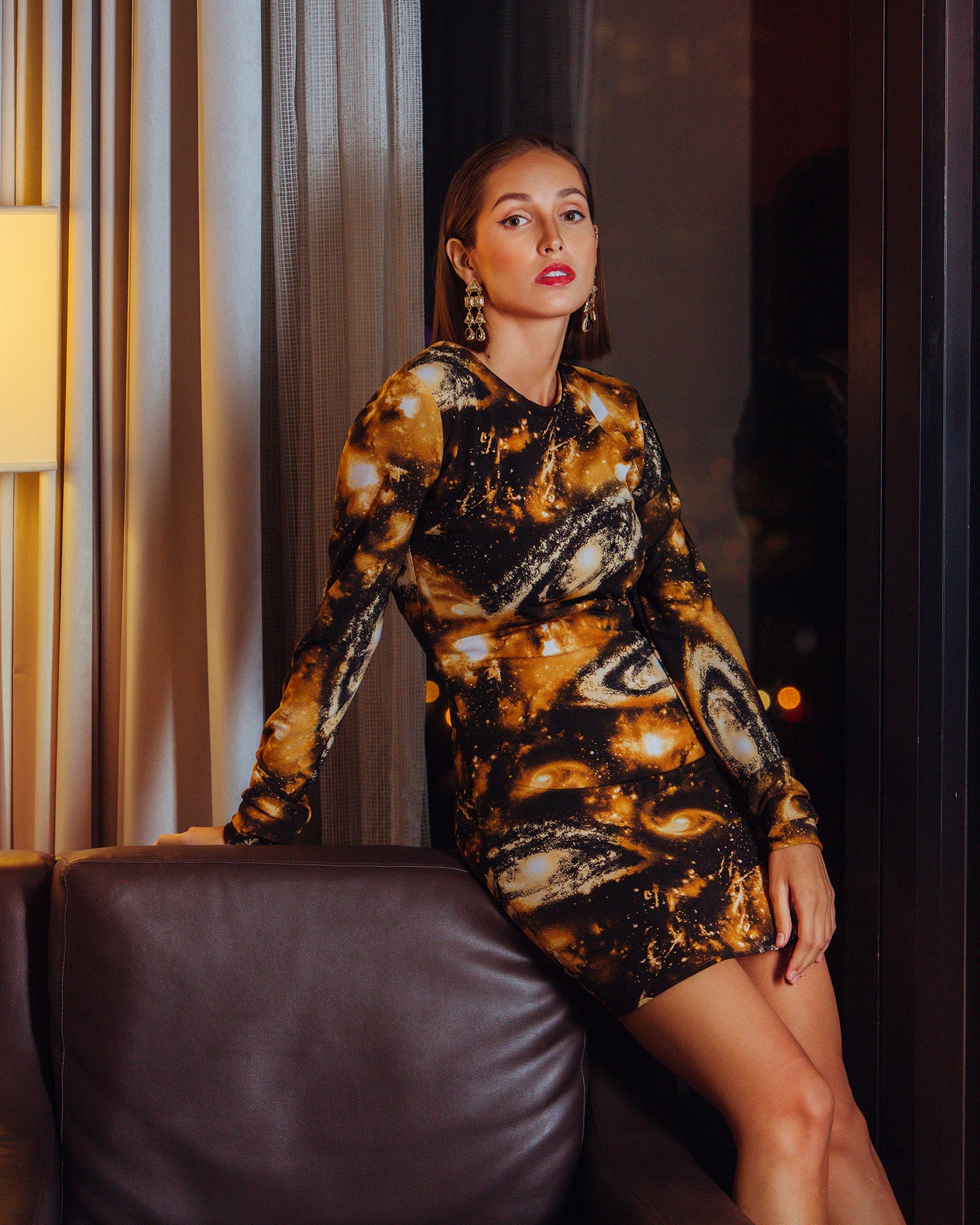 Full sleeve bodycon dress